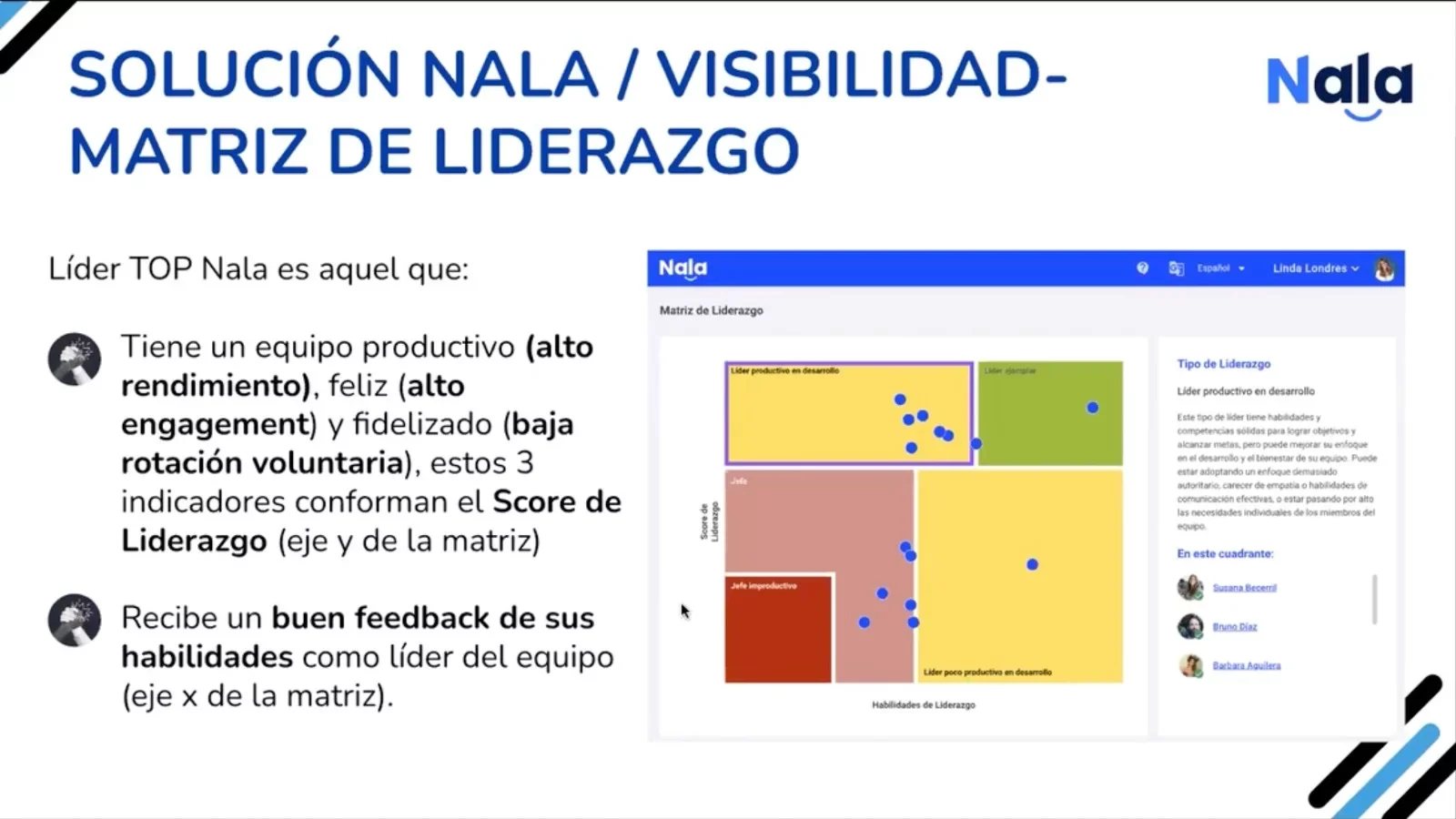 Webinar "Matriz de Liderazgo Nala: Conoce, fideliza y gestiona a los líderes de tu organización"